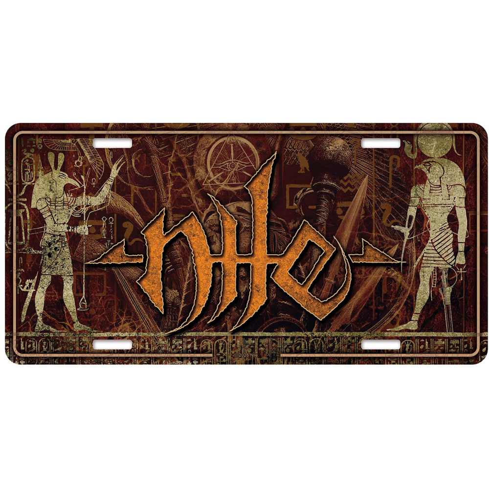 Nile - Logo Metallwand Zeichen - Mehrfarben